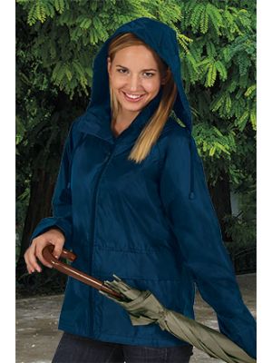 Chubasqueros y cortavientos valento ropa de lluvia chaqueta adulto walter con logo vista 1