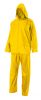 Chubasqueros y cortavientos velilla traje de lluvia dos piezas con capucha oculta de poliéster amarillo vista 1