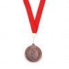 Trofeos y medallas medalla corum de metal rojo bronce vista 1