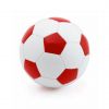 Complementos deportivos balón delko de polipiel rojo con impresión vista 1