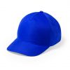 Gorras serigrafiadas krox de poliéster azul vista 1