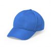 Gorras serigrafiadas karif de poliéster azul claro con impresión vista 1