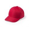 Gorras serigrafiadas modiak de poliéster rojo para personalizar vista 1
