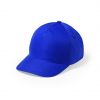 Gorras serigrafiadas modiak de poliéster azul para personalizar vista 1