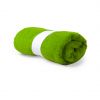 Toallas deporte kefan de microfibra verde con publicidad vista 1