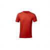 Camisetas técnicas tecnic layom de poliéster rojo con impresión vista 1