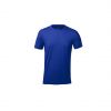 Camisetas técnicas tecnic layom de poliéster azul con impresión vista 1