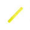 Complementos deportivos pulsera reflective de pvc amarillo con impresión vista 1