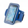 Complementos deportivos bryant. brazalete para smartphone de poliéster azul royal con publicidad vista 1