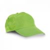 Gorras serigrafiadas chilka de poliéster verde claro con impresión vista 1
