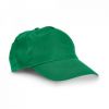 Gorras serigrafiadas campbel de poliéster verde con impresión vista 1