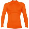 Camisetas técnicas roly best niño de poliamida naranja con impresión vista 1