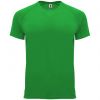 Camisetas técnicas roly bahrain niño de poliéster verde helecho con impresión vista 1