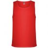 Camisetas técnicas roly interlagos de poliéster rojo con impresión vista 1