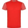 Camisetas técnicas roly zolder niño de poliéster rojo rojo vigore con logo vista 1
