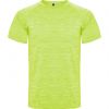 Camisetas técnicas roly austin niño de poliéster amarillo fluor vigore para personalizar vista 1