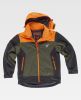 Chaquetas y cazadoras de trabajo workteam chaqueta deportiva s8225 de poliéster Verde Caza Naranja fluor Negro para personalizar vista 1